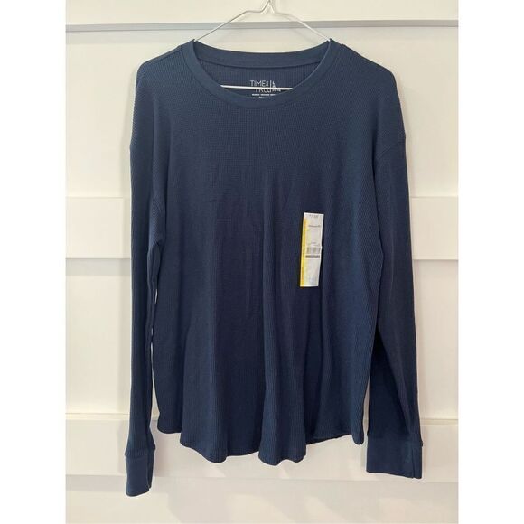 New No Boundaries navy blue long sleeve layering top size xL - Picture 1 of 6